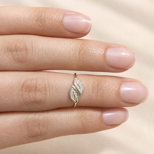 Anillo Midi Leaf