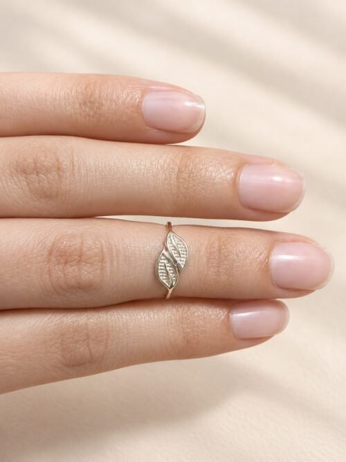 Anillo Midi Leaf